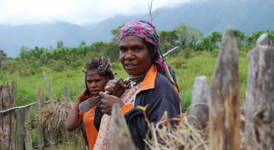 Indigenous women of Wamena, Papua, Indonesia